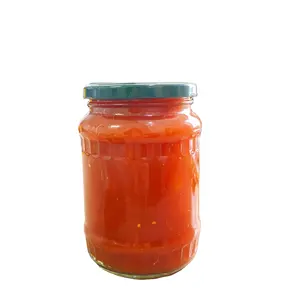 특별 제공 베트남 전체 껍질을 벗긴 토마토/껍질을 벗긴 토마토 토마토 주스 720ml Marson Jar