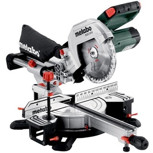 เลื่อยองศา METABO KGS 216 M 1200W กำลังไฟ 1200 วัตต์ ความสามารถในการตัด 305 x 70 มม. ความเร็ว 5000 รอบต่อนาที ระยะการตัด 216 x 30 มม. - Product Image 1