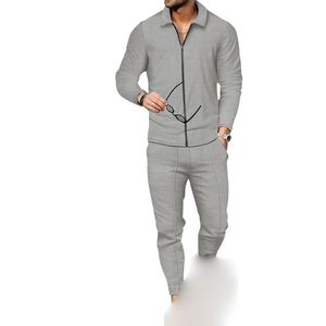 Survêtements pour hommes en gros, 100% coton respirant, survêtements personnalisés, sweat-shirts, ensembles de jogging, survêtement personnalisé avec logo pour hommes - Product Image 2