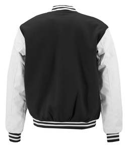 Veste universitaire de baseball de haute qualité pour hommes, dernière conception de collège d'hiver à coupe ajustée du fabricant OEM, tissu léger High Street - Product Image 2