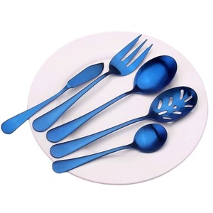 Stainless Steel <b>Set</b> Of 7 Silver Color Plated Finished Flatware Ideal For <b>Kitchen</b> Tabletop Gifts Home Cutlery Pure <b>Wooden</b> Handle - Product Image 4