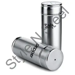 salt paper shaker with polish Shaker Salt and Pepper Grinder Set Stainless Steel Seasoning Bottle Spice At wholesale price