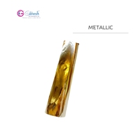 Film plastique de feuille métallique plaqué or numériquement de flore argentée de 13 microns avec la finition métallique de la meilleure qualité
