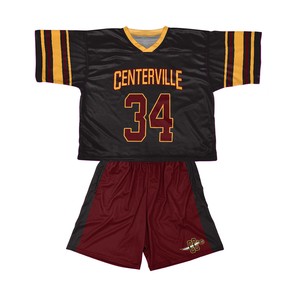 Meilleures ventes Design personnalisé 100% Polyester Lacrosse Jersey Vêtements de football personnalisés Uniformes de football américain Pinnies - Product Image 6