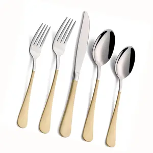 Premium-Spot-Konsulentisch-Hersteller aus Indien Metall Essmesser Gabel Löffel niedriger Preis Flatware-Set für Hotel Catering-Service