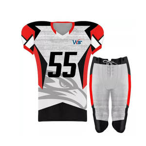 Personnalisable Vintage Football Américain Maillot pour Enfants Hommes Polyester Spandex Maille Court Respirant Professionnel Personnalisé Logo de l'équipe - Product Image 2