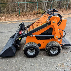 Mini Track Skid Steer Loader Diesel Engine <b>Compact</b> Crawler Loader for Farm Construction - Product Image 4