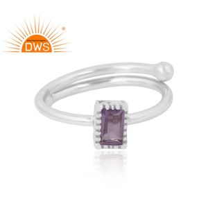แหวนพลอยอเมทิสต์สีชมพูธรรมชาติสีเงินสเตอร์ลิง925ขายดีล่าสุดเครื่องประดับที่กำหนดเองสำหรับผู้หญิงของขวัญสำหรับผู้หญิงสำหรับเธอ - Product Image 3