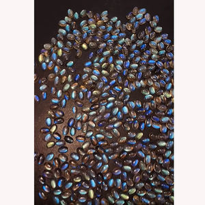 534 piezas de labradorita natural 6x4mm cabujón ovalado 301 CTS lote Iroc ventas labradorita de alta calidad cabina de piedras preciosas US $138 para todos - Product Image 3