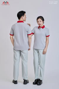 Camisa casual de manga corta para hombre FMF |   Tejido de punto TC 60% algodón 40% poliéster 200g |   Botón Frontal Resistente a las Arrugas y Duradero | - Product Image 6