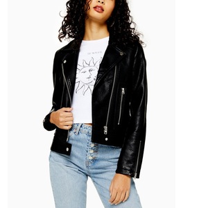 Nueva chaqueta de cuero de piel para mujer Premium con capucha desmontable a prueba de viento y transpirable para el invierno - Product Image 4