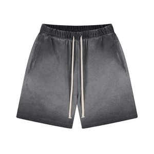 Shorts pour hommes shorts pour hommes Vintage Heavyweight Unisex Distressed Sun Faded Collection d'été pour hommes Shorts délavés à l'acide - Product Image 2