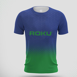 T-shirts de gym pour hommes respirants à séchage rapide en polyester/coton Logo personnalisé Fabricant de vêtements de fitness OEM - Product Image 1