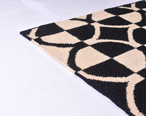 Direct prix usine marocain boucle Design Kilim tapis ensemble tissé à la main réversible résistant aux taches polyvalent mosaïque laine cuisine - Product Image 4