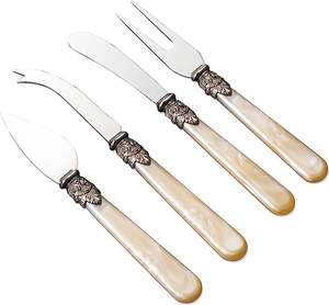 Ensemble de couteaux à fromage personnalisés avec manche en résine pour la maison cuisine restaurant en acier inoxydable logo personnalisé en gros - Product Image 3