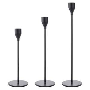 Bougeoir décoratif doré de style lanterne |   Bougeoirs coniques |   Décoration de mariage, de salle à manger, de fête et de Noël - Product Image 3