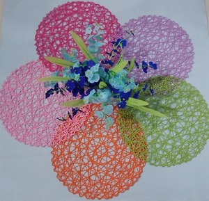 Accessoires de cuisine tissés à la main napperon en jonc de mer napperons napperons décor de table à manger tenture murale Boho décoration murale FBA Amazon - Product Image 5