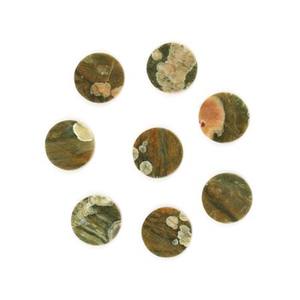 อัญมณีควอตซ์สีเขียวธรรมชาติ Ravab Gems ยอดขายดีที่สุด งานแฮนด์เมด ผิวเรียบ แบน ขนาดสั่งทำได้ ขัดเงาอย่างดี ขายส่งเครื่องประดับ - Product Image 6