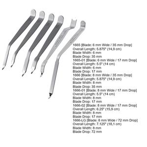 Rétracteurs orthopédiques manuels Mini Hohmann modifiés pour la chirurgie du pied et de la cheville, instruments chirurgicaux en acier inoxydable, approuvés CE ISO - Product Image 5