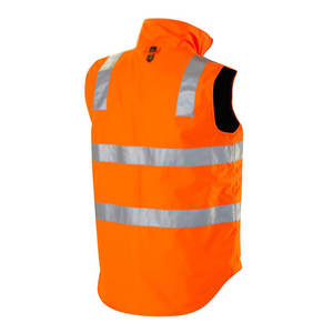 Chaqueta Reflectante Desmontable de Invierno, Protección de Seguridad, Impermeable, para Trabajo, con Múltiples Bolsillos - Product Image 3