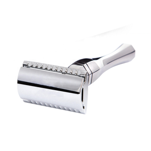Wholesale Professional Single-Blade Straight Edge Shaving <b>Razors</b> Sustainable Stainless Steel Handle Barber Safety <b>Razor</b> for Body - Product Image 1