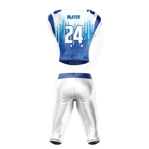 Uniforme de fútbol americano para hombre diseño personalizado al por mayor característica transpirable para uso en equipo - Product Image 3