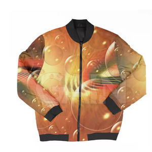 Blouson bomber à capuche pour homme, coupe ajustée, nouveau design, avec logo sur le devant, écologique et respirant, vêtement d'hiver - Product Image 1