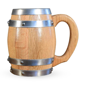 Article de luxe de vente chaude Tasse à bière en bois de haute qualité Article en gros Produit standard supérieur Nouveau design 2025 Article décoratif pour la maison - Product Image 1