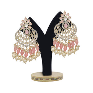 Classique Simplicité kundan Boucles d'oreilles. - Product Image 1