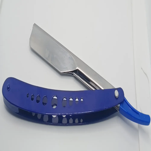 Offres Spéciales barbier rasage lame de rasoir droite simple en acier inoxydable salon de coiffure rasage cheveux couteau de rasoir - Product Image 2