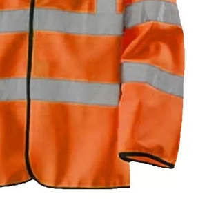 Meilleures ventes, gilet de travail en polyester personnalisable, manches complètes, nouveauté, vêtements de sécurité réfléchissants, caractéristiques, logo personnalisé, OEM - Product Image 4