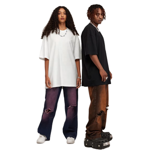 T-shirts tricotés en pur coton pour hommes, OEM, T-shirt à manches courtes, tissu doux, coupe personnalisée, fournisseur de vêtements décontractés confortables - Product Image 2