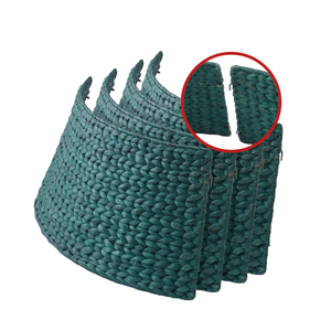 New color woven water hyacinth round Christmas <b>tree</b> collar <b>skirt</b> Christmas decorations <b>tree</b> made in Vietnam factory - Product Image 2