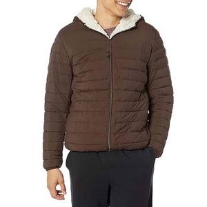 Chaqueta de Invierno de Alta Calidad para Exteriores, Chaqueta Acolchada con Cuello Alto, Chaqueta de Burbujas con Estampado de Rombo, Cierre de Cremallera, Chaqueta Abrigada de Invierno - Product Image 1