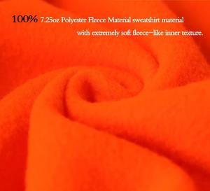 Sudadera con Capucha de Invierno para Hombre con Cremallera Completa y Logotipo Personalizado, 100% Poliéster, Ropa de Seguridad Reflectante con Cinta de Alta Visibilidad - Product Image 3