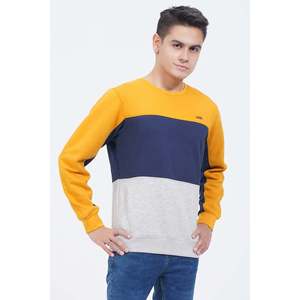Custom logo Men's CORBY Crew Neck Long Sleeves Sweatshirt Anti-Wrinkle and Anti-Shrink Screen <b>Printed</b> Hoodie in Size XXS - Product Image 1