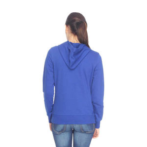 2025 Ladies Hoodies in Blue Color With Custom Design Embroidery Fashion Wear Girls Sweatshirts for Adults - Product Image 2