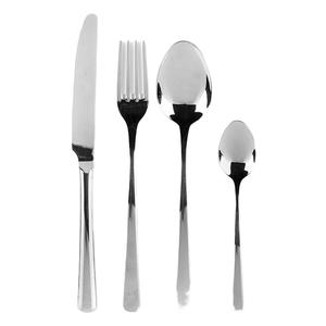 Articles de fête ustensiles de cuisine couverts argenterie ensemble de cuillères à café ensemble de couverts de mariage en acier inoxydable de qualité supérieure couleur argent - Product Image 1