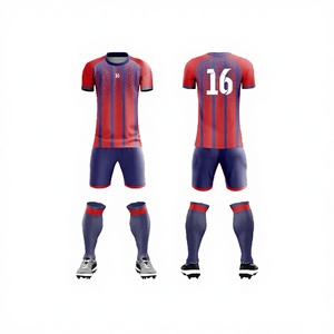 25,26 Chemises de football de haute qualité Vêtements de football Maillot de football par sublimation Logo personnalisé Uniforme de football pour hommes Maillot de football - Product Image 1