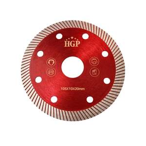 Disque de coupe diamanté turbo professionnel HGP pour presse à chaud industrielle, 6 pouces, pour carrelage, porcelaine, céramique, béton, usage polyvalent, OEM - Product Image 1