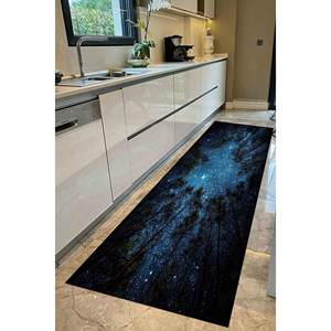 Alfombra Bosque Cielo Estrellado: Decoración para Sala de Estar Apta para Mascotas, Alfombra Suave con Pelo Largo - Product Image 4
