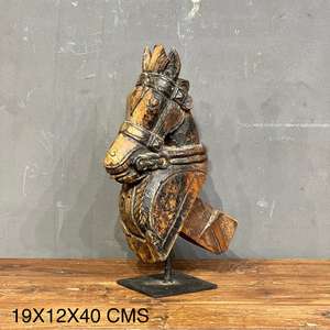 Decoración de Caballo Antiguo, Estilo Art Deco Tradicional, Diseño Abstracto de Animal Hecho a Mano para Decoración del Hogar, Sala de Estar, Bodas, Navidad - Product Image 5