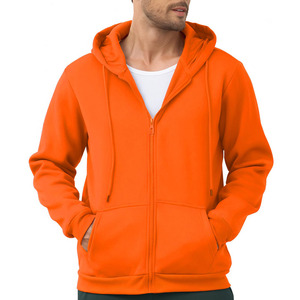 Sudadera con capucha de ajuste relajado para hombre Logotipo personalizado Transpirable Mangas largas Básicas Sudaderas con capucha de mezcla de algodón para hombre - Product Image 1