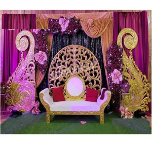 Marco de Fondo para Escenario de Recepción de Bodas Asequible, Exclusivo para Ceremonias de Boda Roka, Paneles para Escenario de Noche de Bodas Musulmanas, EE. UU. - Product Image 1