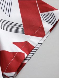 Ensemble 2 pièces T-shirt et short pour homme, personnalisé par le fabricant, imprimé en 3D, décontracté d'été, 100 % coton, séchage rapide, impression numérique - Product Image 4