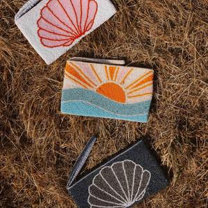 Monedero de Cuentas de Estilo Étnico, Monedero con Cremallera de Cuentas para Mujer, Monederos de Cuentas al por Mayor con Intrincados Patrones Hechos a Mano - Product Image 2