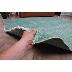 พรมวินเทจขนาด 6.9x10.3 ฟุต พรมตุรกีขนาดใหญ่ พรมลายจุดสีน้ำเงิน - Product Image 4