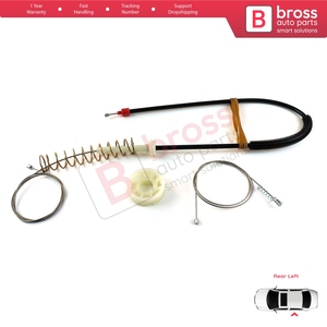 ชุดซ่อมมอเตอร์กระจกหน้าต่าง BWR5380 ประตูหลังซ้าย สำหรับรถยนต์ซีรีส์ 5 E39 ปี 04/1999-2004 แบบ 4/5 ประตู รุ่นปรับโฉม 51358252429 - Product Image 6