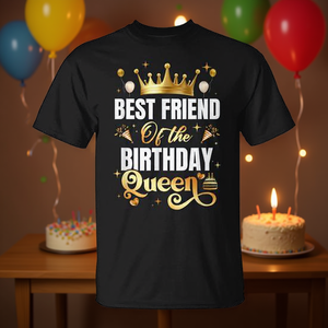 Maglietta divertente per la festa di compleanno della Regina dei compleanni, la migliore amica della regina dei compleanni - Product Image 3