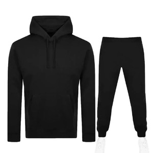 Conjunto de chándal para hombre, Sudadera con capucha y forro polar de primera calidad, Conjunto de jogging para gimnasio, conjunto de invierno, ropa de calle para hombre, ropa de hombre - Product Image 1